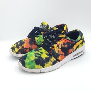 Nike Air SB Stefan Janoski Max Tie Dye Multi Rasta men's size 9.5 rare